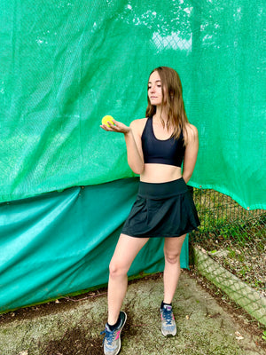 Ouvrir l&#39;image dans le diaporama, NEW : Ensemble de sport Jupe G - Black
